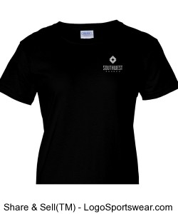 Southwest Church Ladies T-shirt - Black Design Zoom
