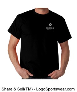 Southwest Church Mens T-shirt - Black Design Zoom